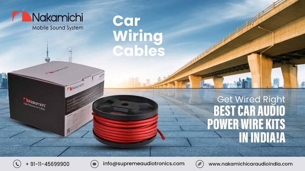 Get Wired Right—Best Car Audio Power Wire Kits in India!