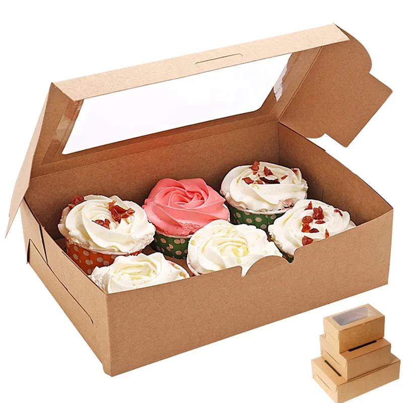 kraft cupcake boxes