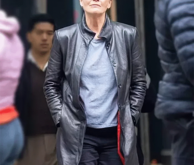 Down Cemetery Road 2025 Emma Thompson Black Coat