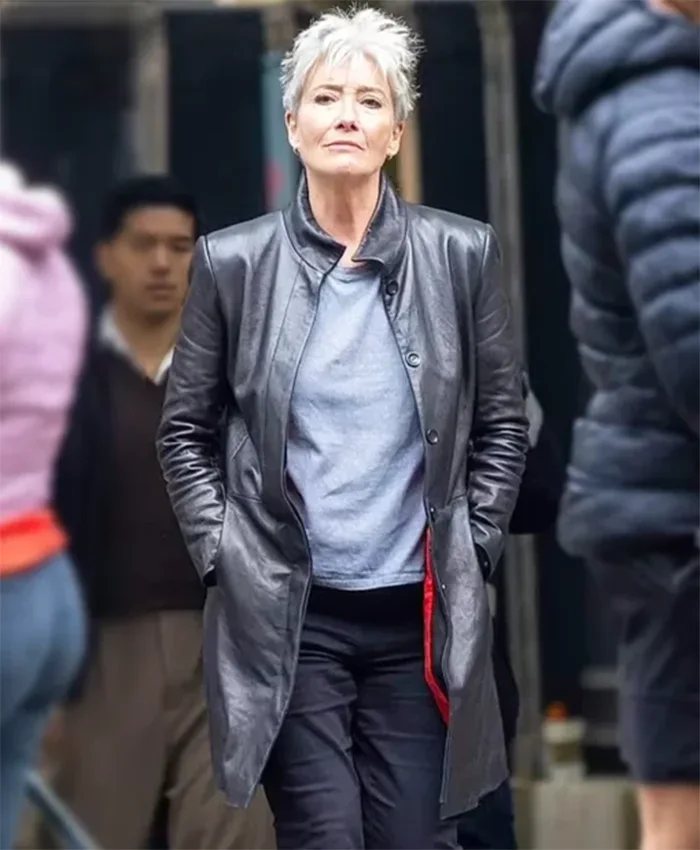 Down Cemetery Road 2025 Emma Thompson Black Coat